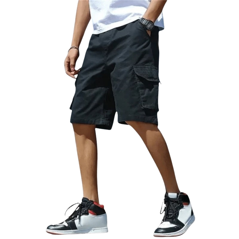 Lucas – Pantaloncini cargo moderni con più tasche e vestibilità regolabile