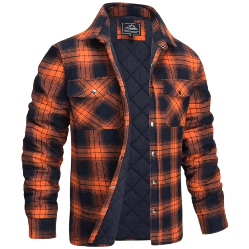 Rowan – Camicia Giacca a Quadri con Colletto e Tasche