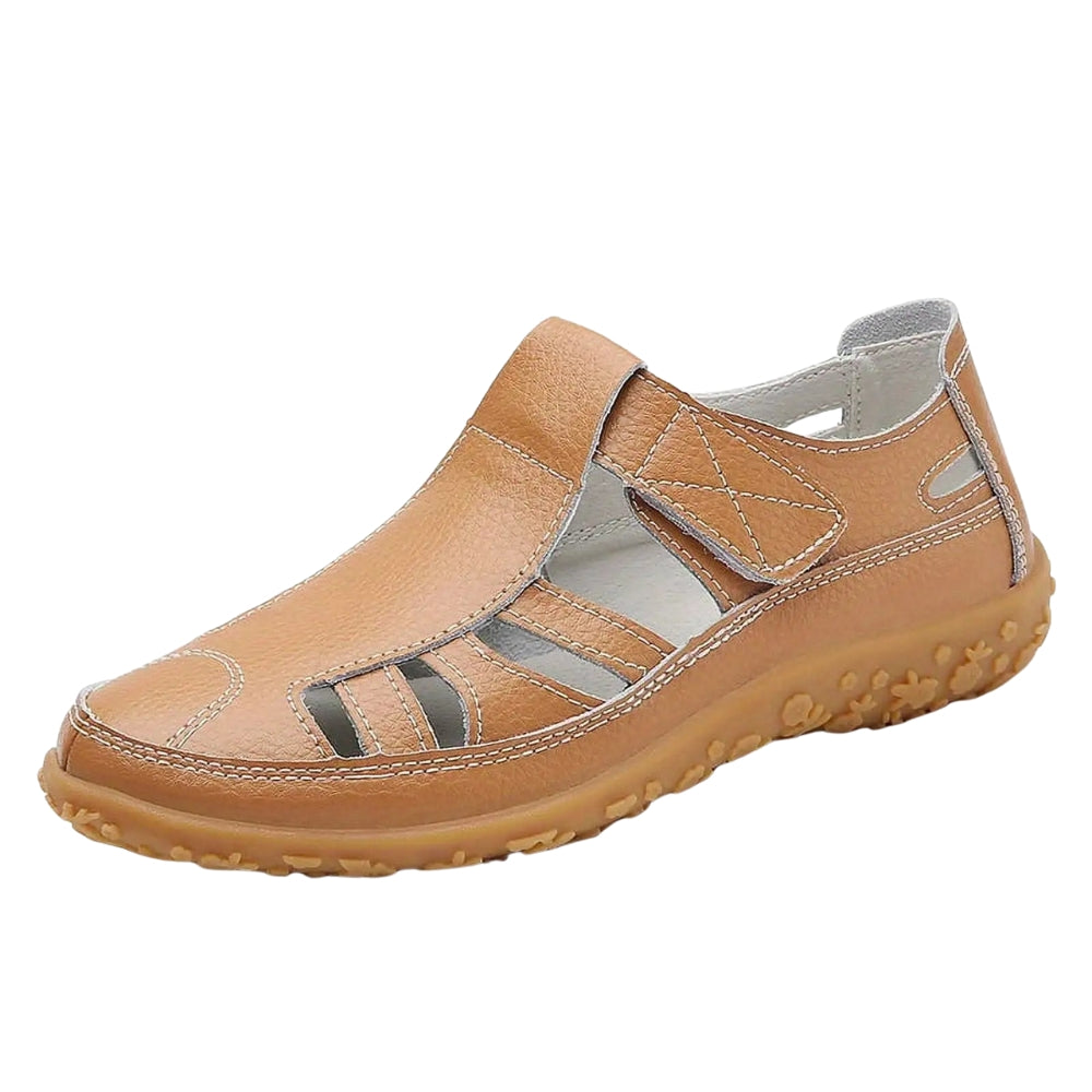 Sarah - Chaussures à bout fermé avec fermeture velcro et ajustement réglable