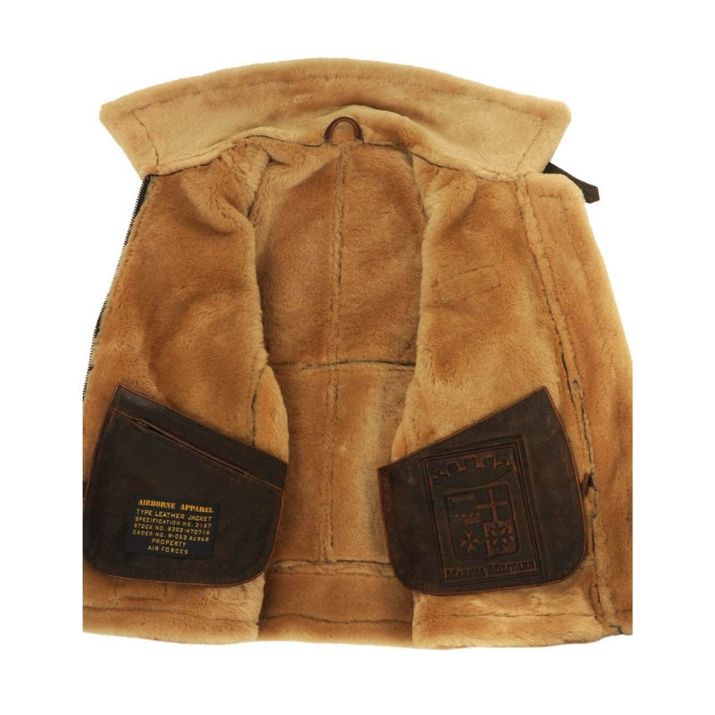 Ethan – Blouson bomber doublé à manches longues avec fermeture éclair devant