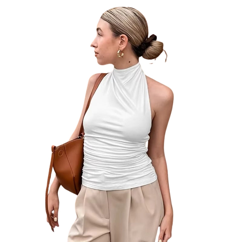 Grace – Top Moderno Senza Maniche con Schiena Scoperta