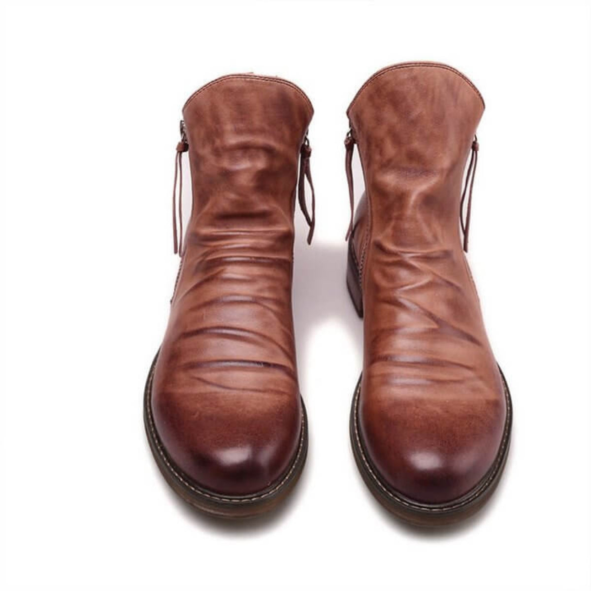 Liam – Bottes modernes avec fermeture éclair latérale et semelle légère