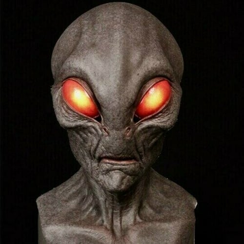 Realistic Alien Mask for Halloween and Cosplay
