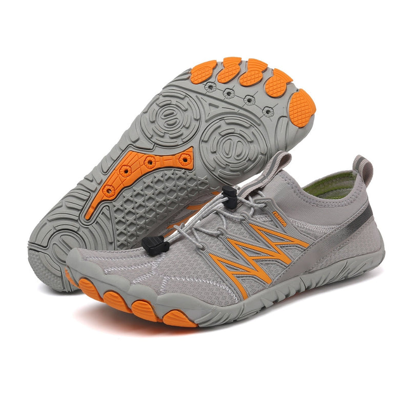 Lukas - Chaussures pieds nus réglables avec semelle rigide pour une stabilité accrue