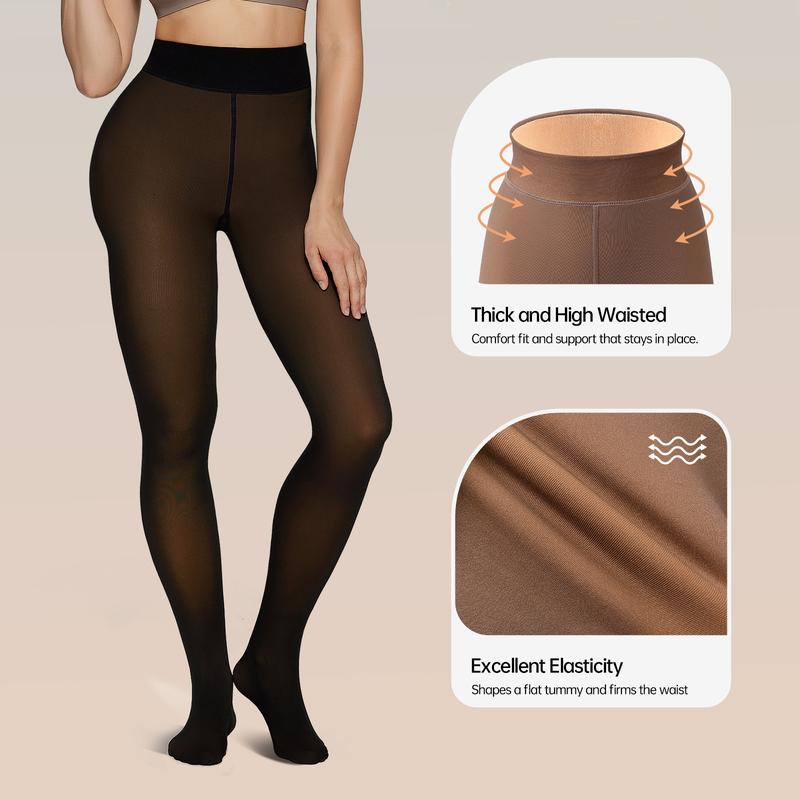 WarmStride - Women's Leggings With Fleece Lining And High Waist