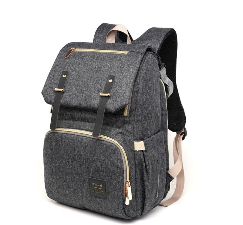 NestPack - Borsa per pannolini con grande capacità e porta USB per ricarica