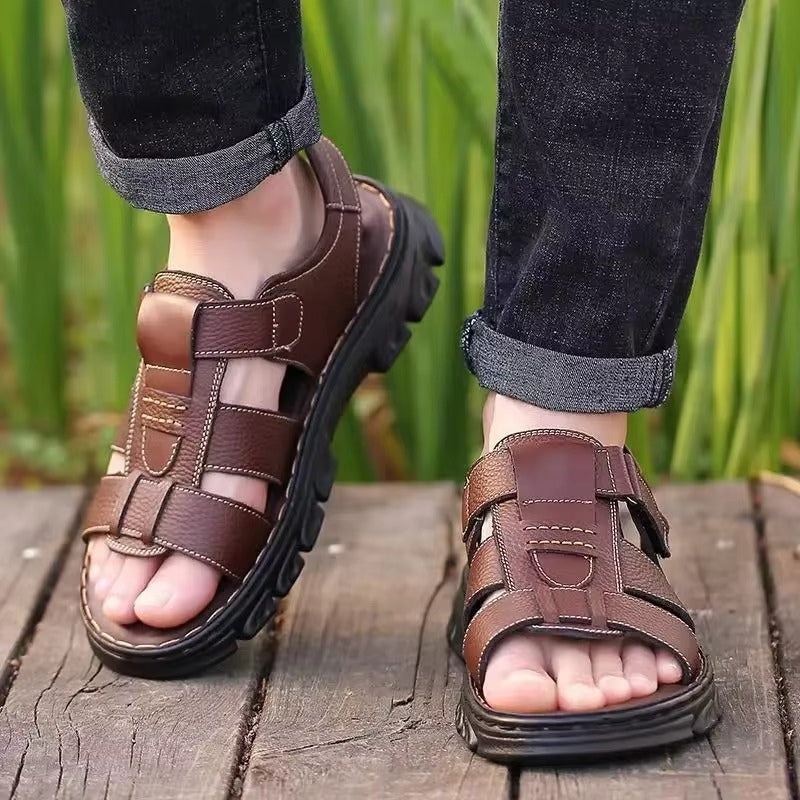 David – Sandale casual pentru exterior cu talpă groasă antiderapantă