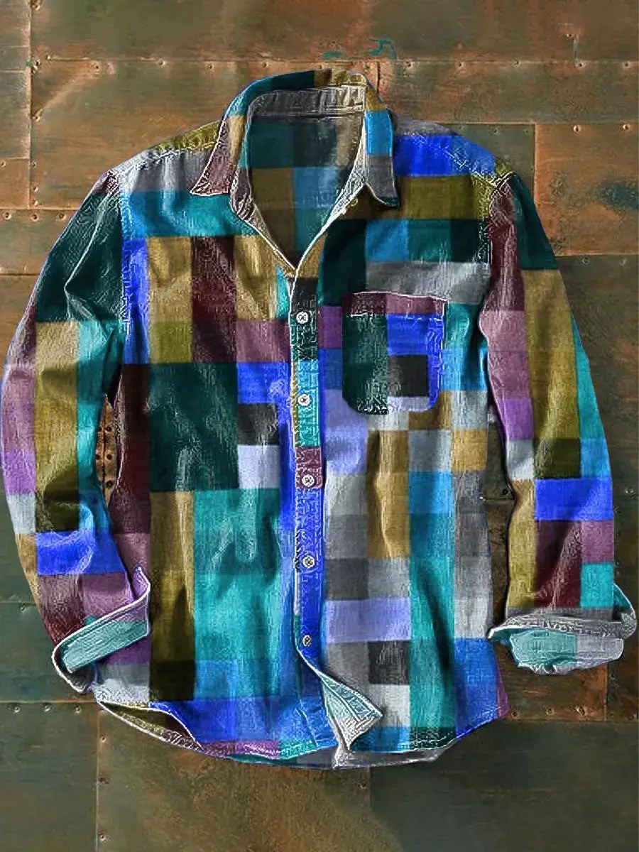 Bruce - Chemise élégante à manches longues avec fermeture à boutons