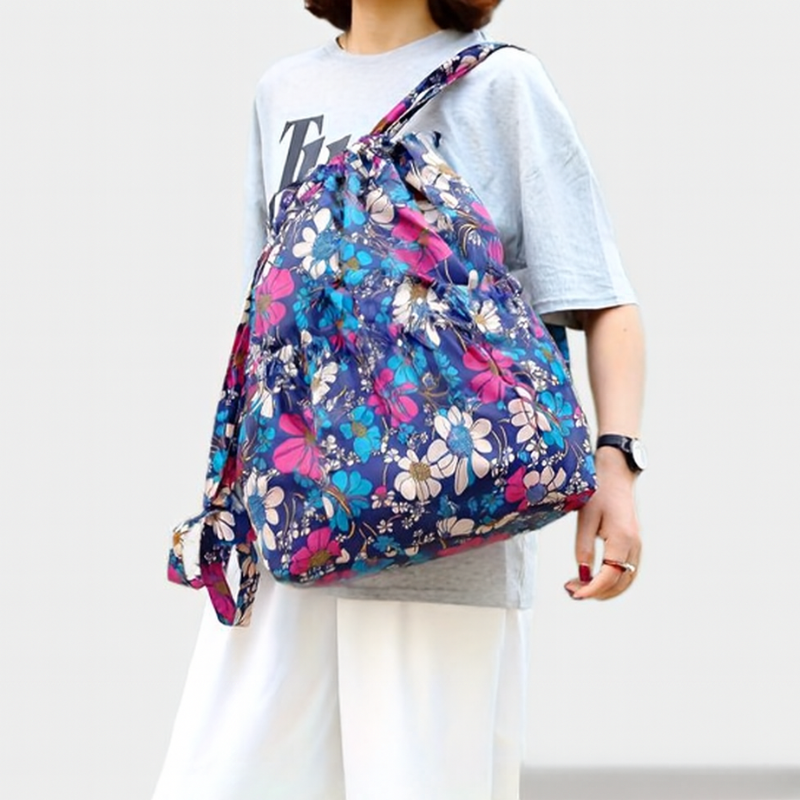 GeoPack – Rucsac cu șnur și design geometric