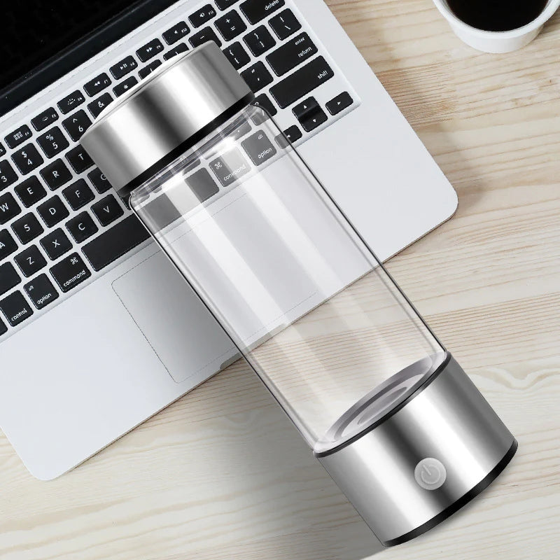 HydroBoost - Bouteille d'eau portable 420ml riche en hydrogène