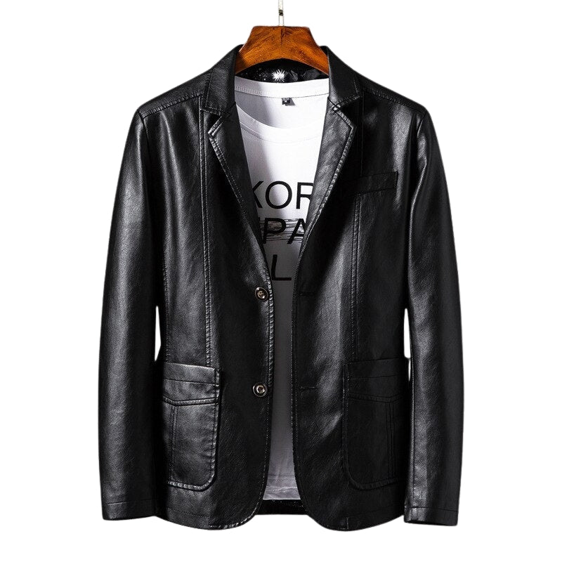 Mark - Long sleeve jacket with multiple pockets and button closure at the front