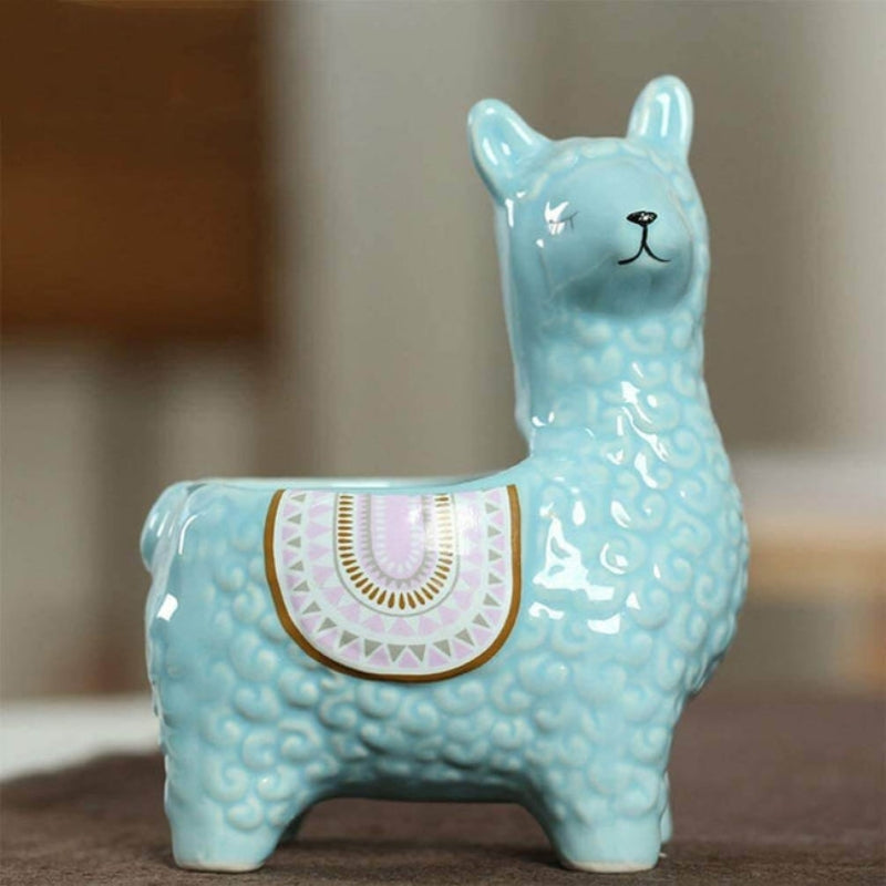GlowLend – Alpaca shaped flower pot for playful decor