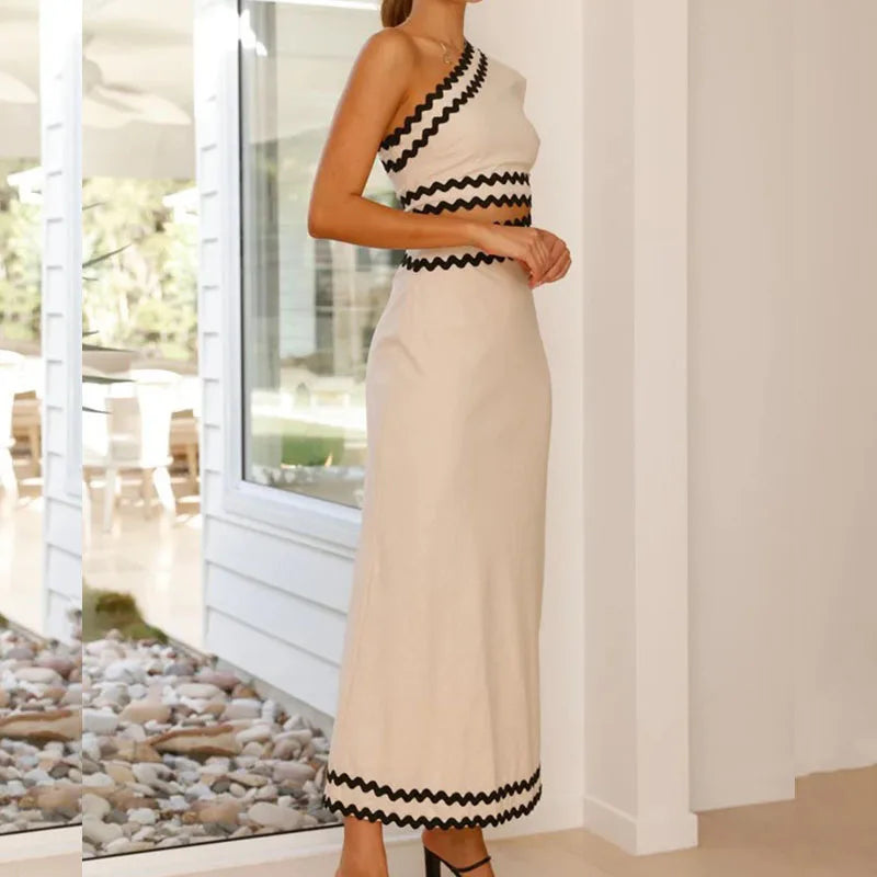 Sophia – Bežné pletené midi šaty s detailom v páse