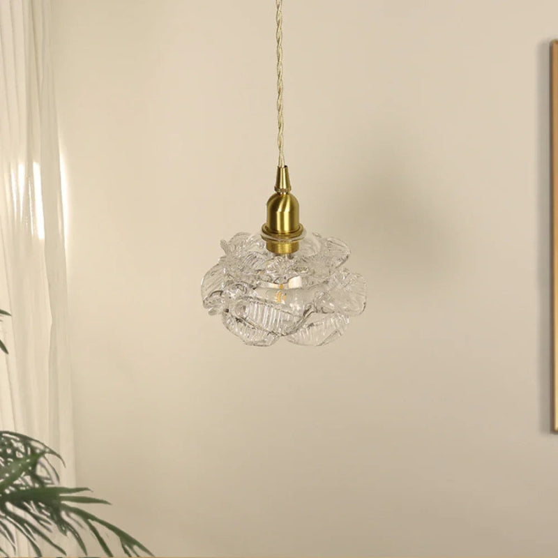 LumaRose – Lampa Wisząca LED sufitowa z Wzorem Inspirowanym Kwiatem