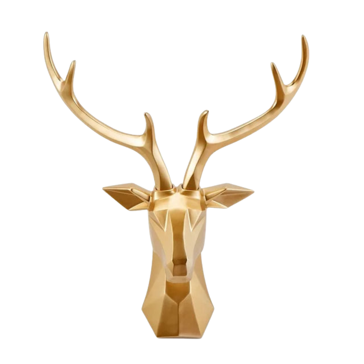 StagCrest - Scultura da parete con design 3D a testa di cervo e presenza scenica sul muro