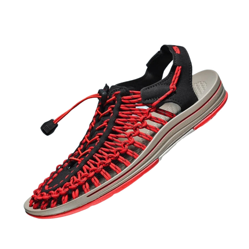SplashBreeze – Chaussures Modernes avec Motif Tissé et Bride de Cheville Ajustable