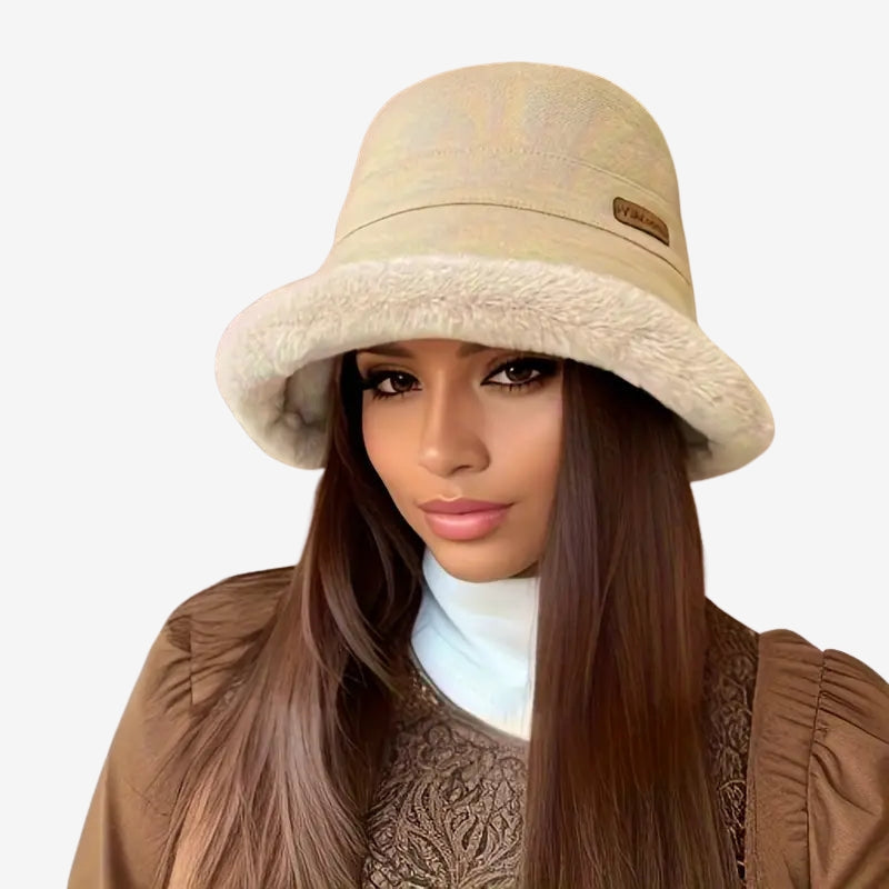 Laura – Thickened bucket hat with inner lining and wide brim