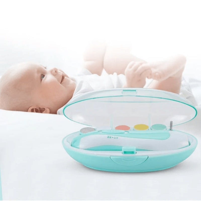 BabyTrim - Elektryczny obcinacz do paznokci dla delikatnej i bezpiecznej pielęgnacji paznokci niemowląt
