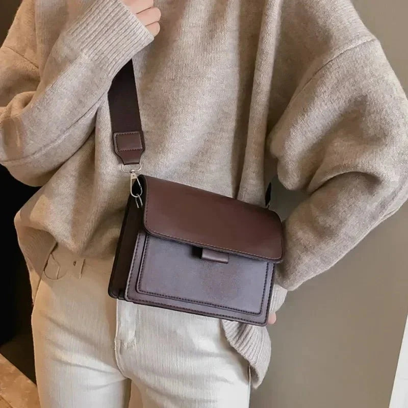 Leony - Sac bandoulière à rabat élégant avec fermeture sécurisée et design compact
