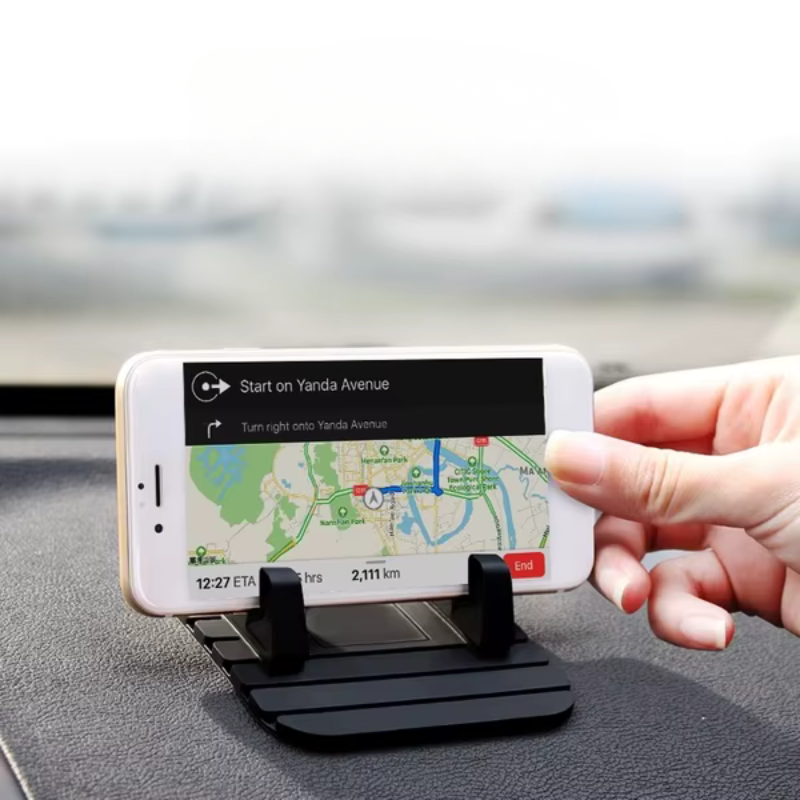 Gripora - Suporte de telemóvel para tablier com base de silicone antiderrapante