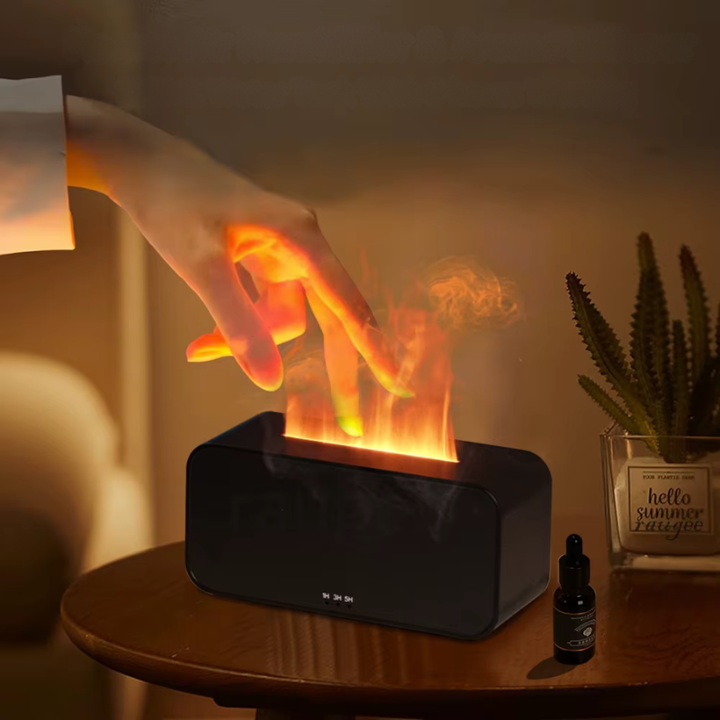 MistEmber - Mini difusor de aromas con efecto de llama e iluminación LED