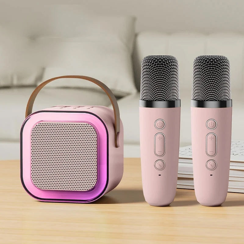 SingWave - Draadloos Mini Karaoke Systeem met Twee Microfoons