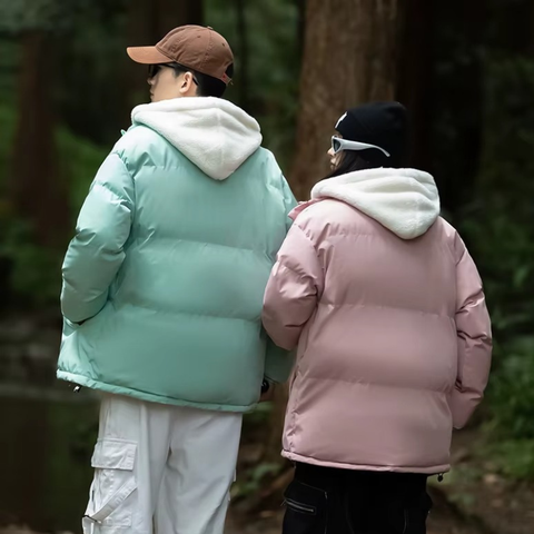 CozyPocket - Jachetă cu glugă și mâneci lungi, buzunare laterale | Închidere cu fermoar și nasturi | Construcție căptușită | Mărimi M–3XL | Verde, Albastru, Roz, Negru, Alb