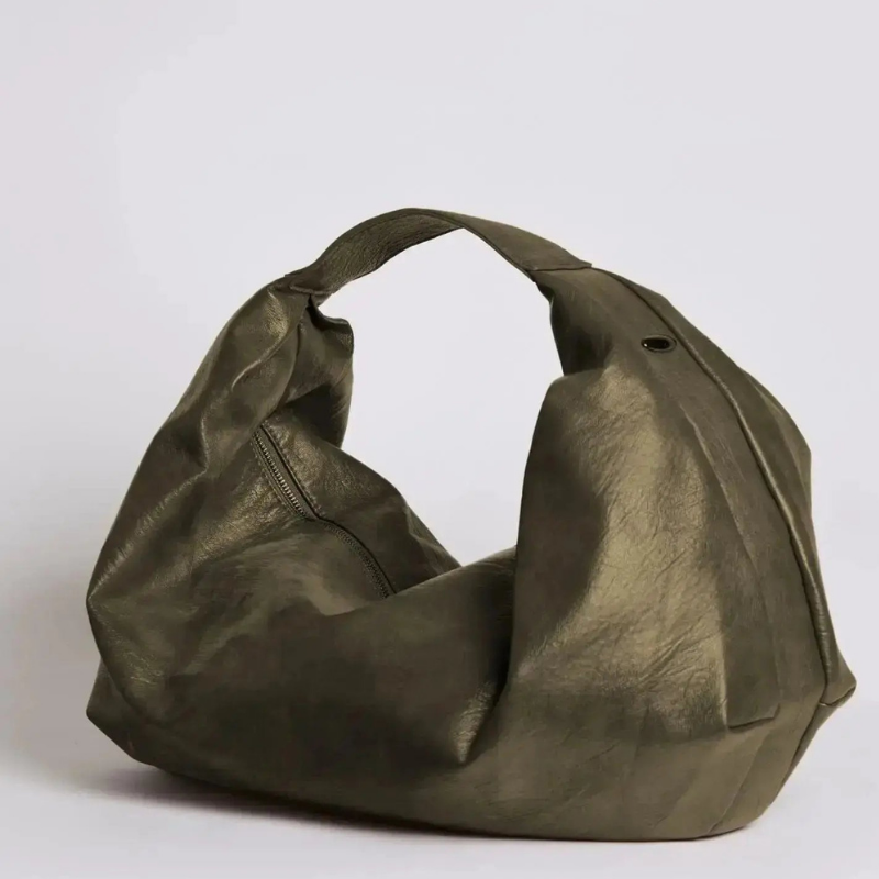 Women's Large Capacity Shoulder Bag with Zip Closure