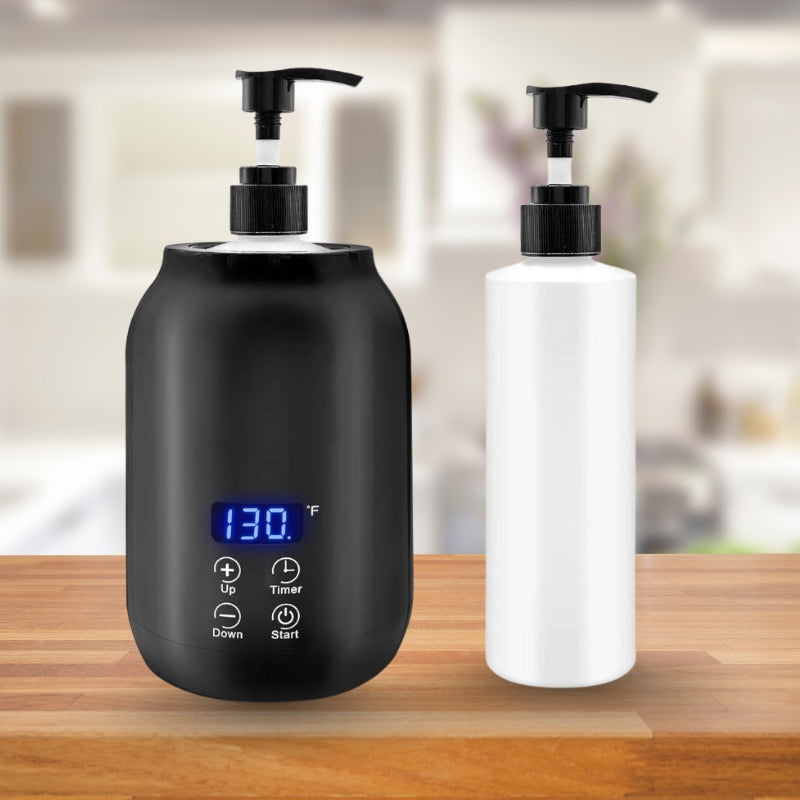 GlowTherm - Chauffe-Huile de Massage Électrique Portable avec Commande Tactile et Affichage de Température