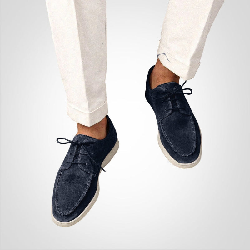 Ethan - Casual Loafers with Lightweight Sole and Lace Closure