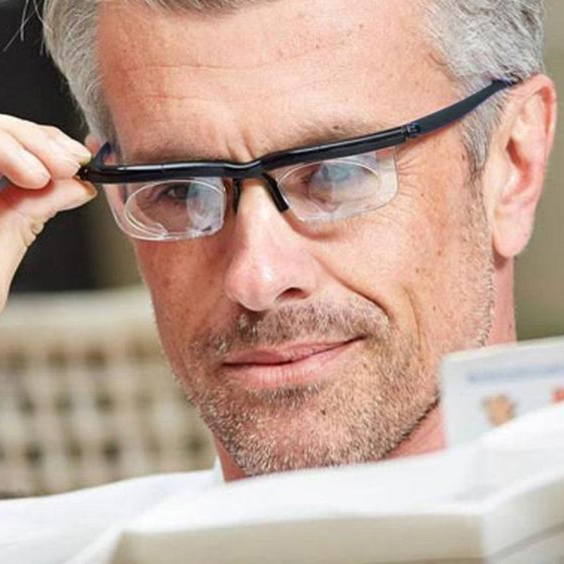 OptiFlex – Adjustable Focus Glasses with Flexible Frame and Unisex Design