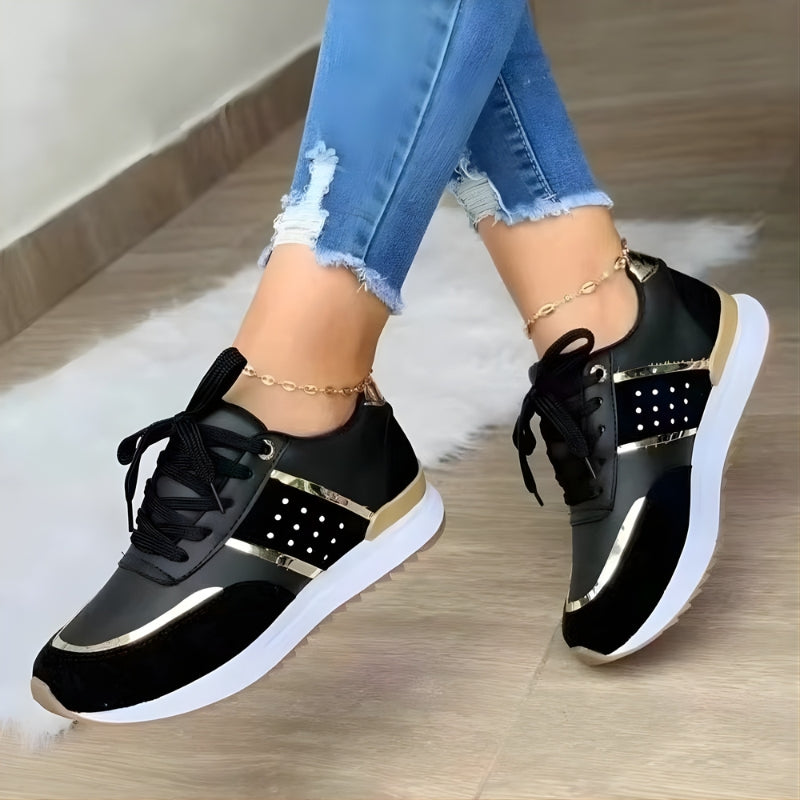 Maren - Sneakers con lacci e punta tonda