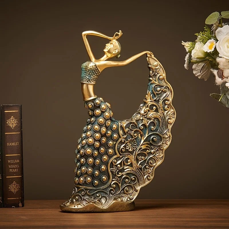 DanceAura – Statuetă de fată dansatoare pentru expunere decorativă