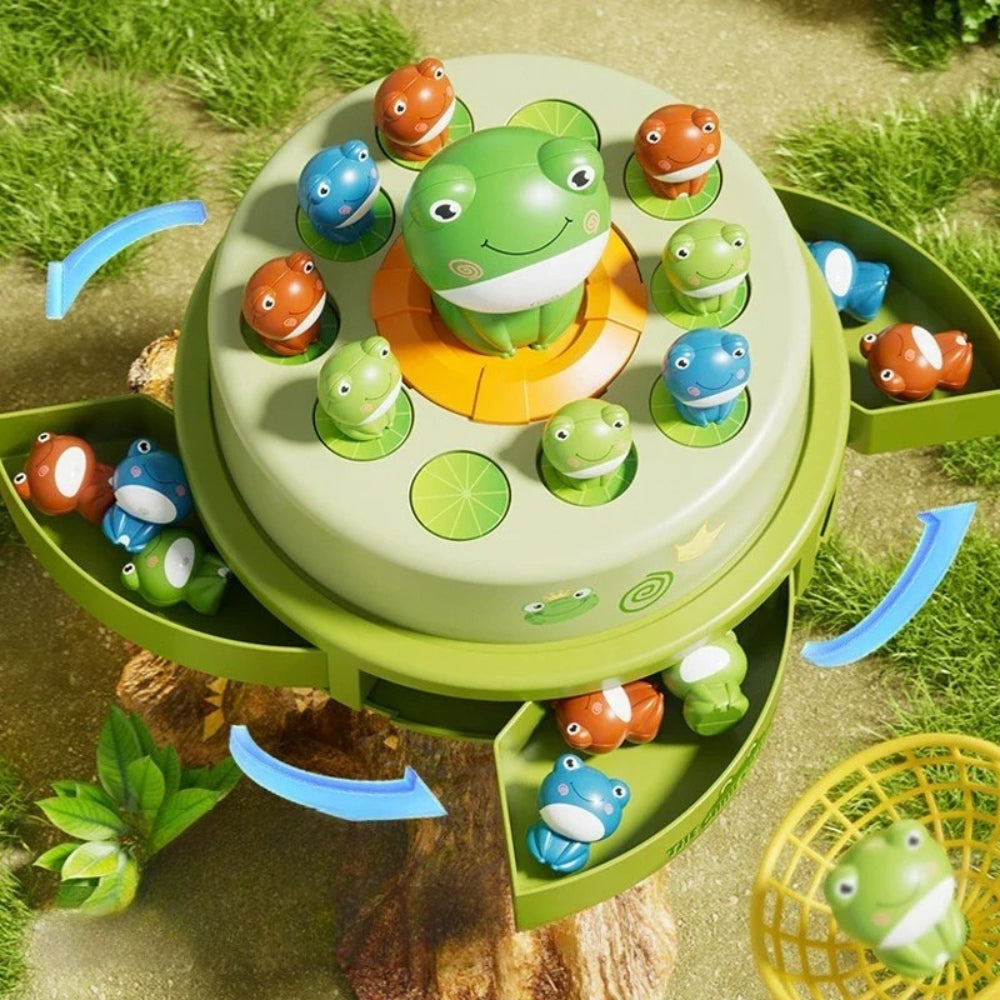 TuneFrog – Interaktywna muzyczna zabawka żaba z zabawą w klaskanie i funkcjami rozwijającymi umiejętności maluchów