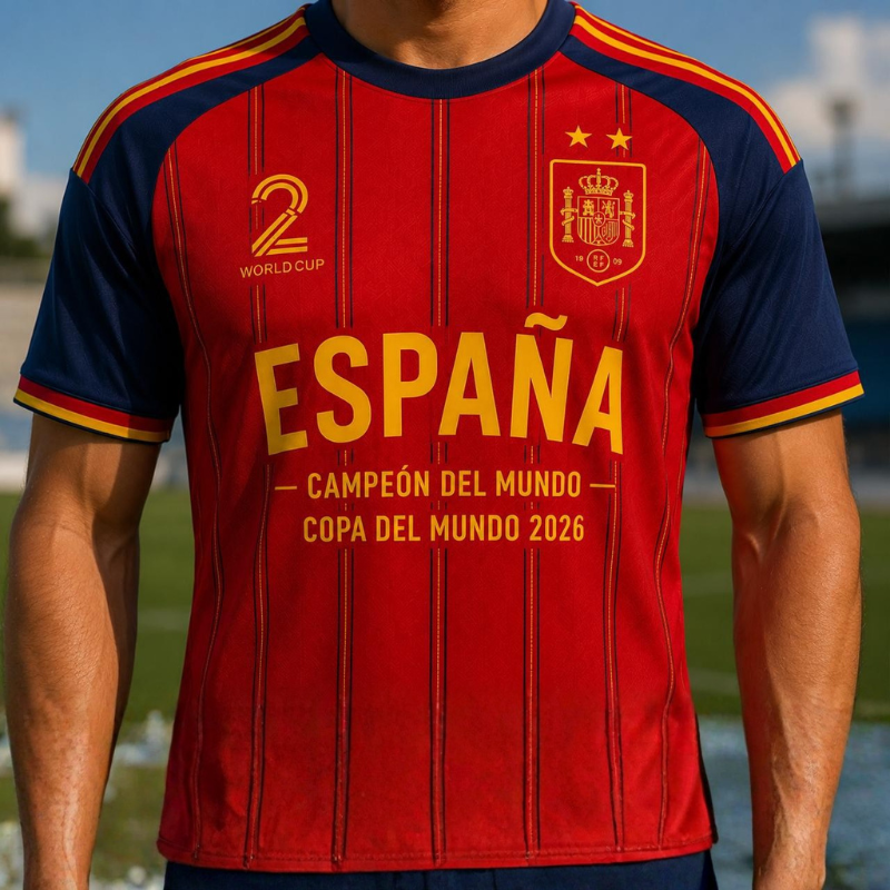 Maglia Campioni del Mondo Spagna 2026