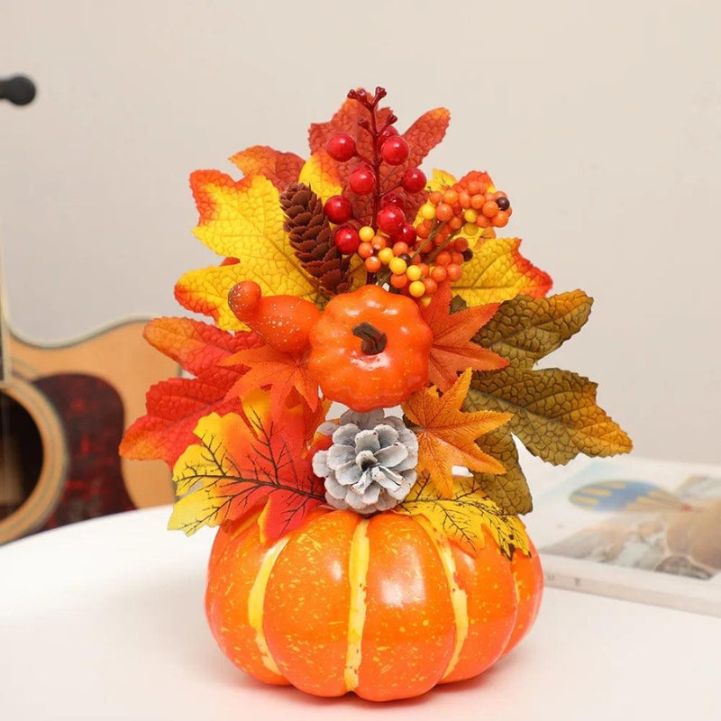 GhostlyGourd - Halloween Decorative Ornament with Pumpkin-Inspired Design