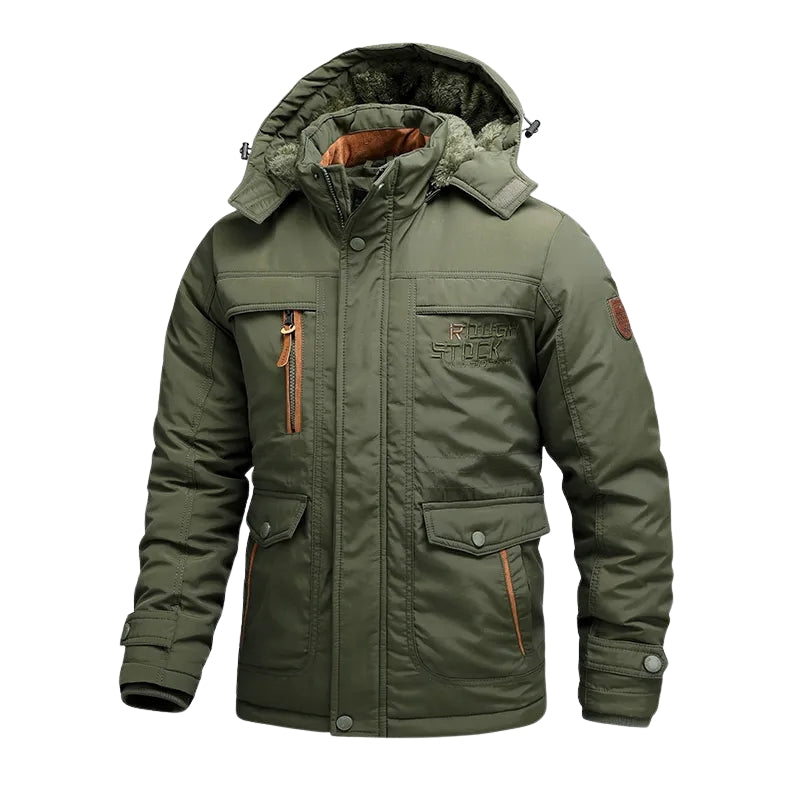 Anthony – Veste Tactique avec Capuche Amovible et Multiples Poches