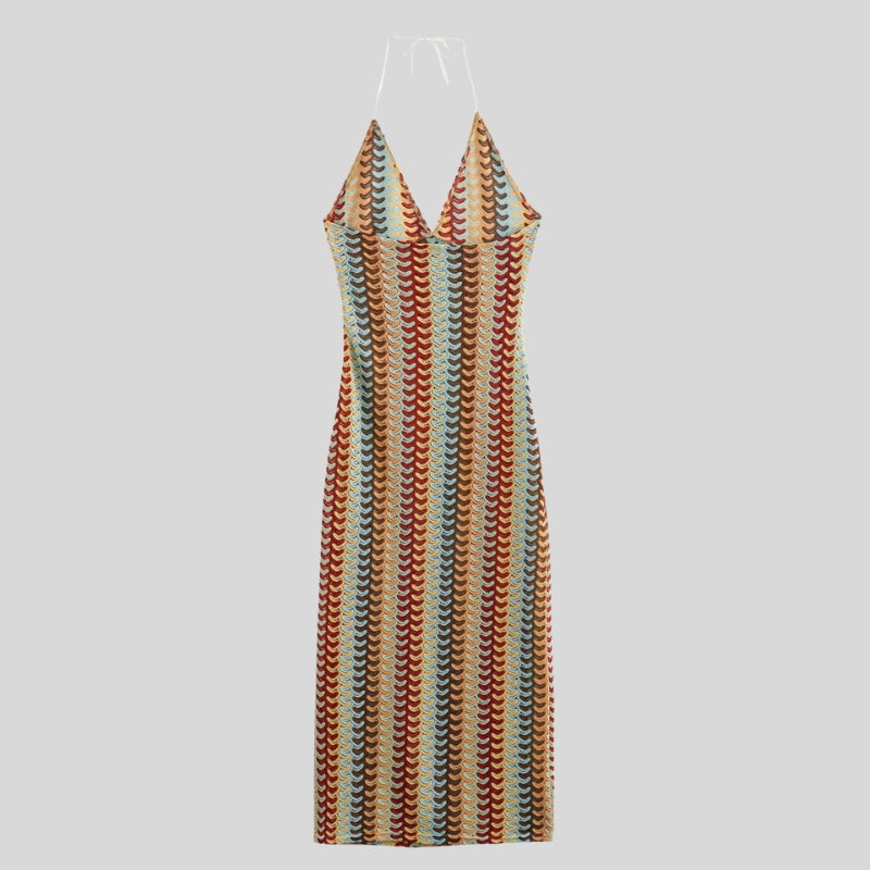 Women’s V-Neck Sleeveless Maxi Dress