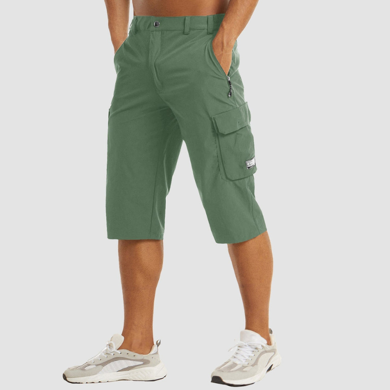 Men's Cargo Shorts With Knee Length
