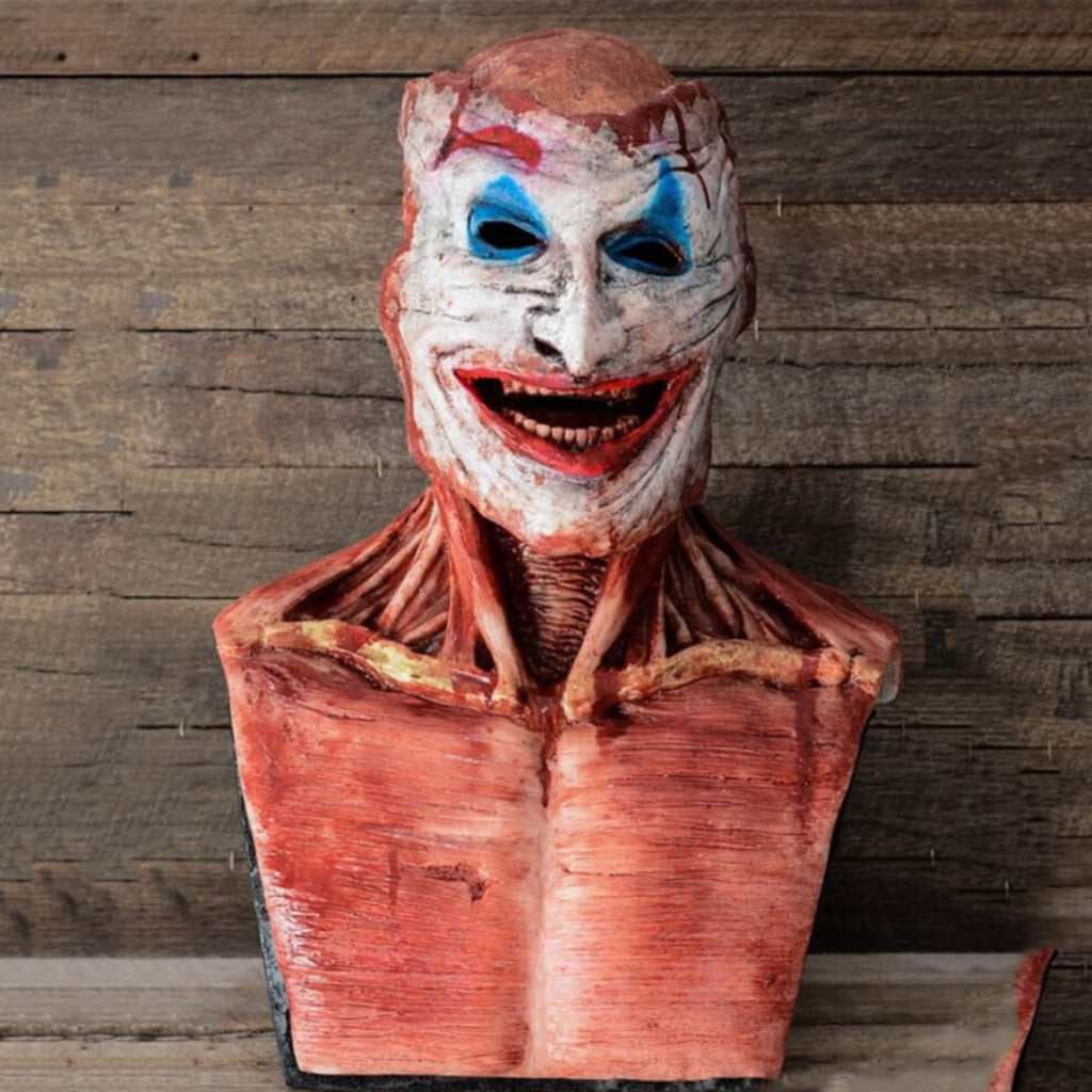 TerrorSkin – Halloween maska na sloupnutí s vrstveným designem a pohyblivou čelistí