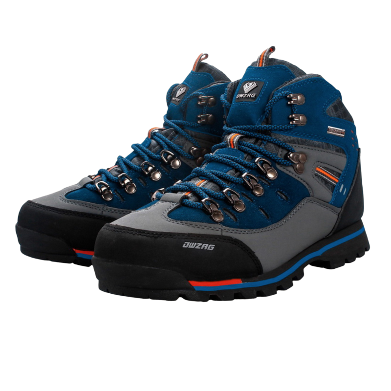 Grayson – Lightweight leather hiking shoes with non-slip rubber sole