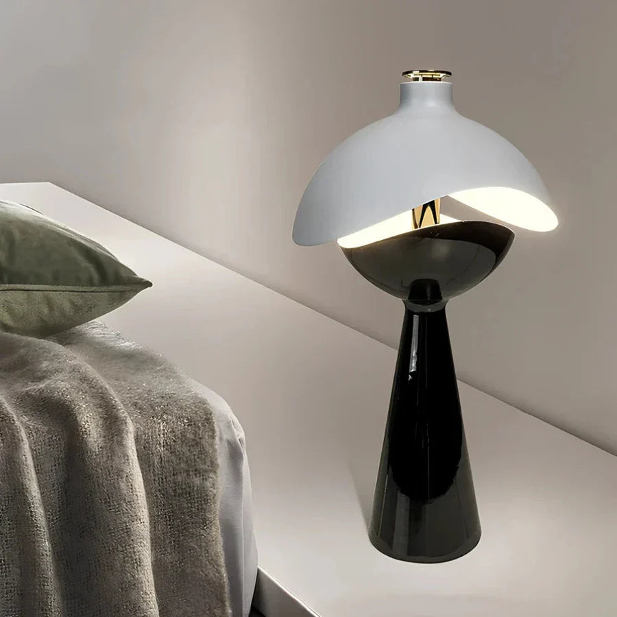 LumiAura - Lampe de table décorative unique au design sculptural artistique