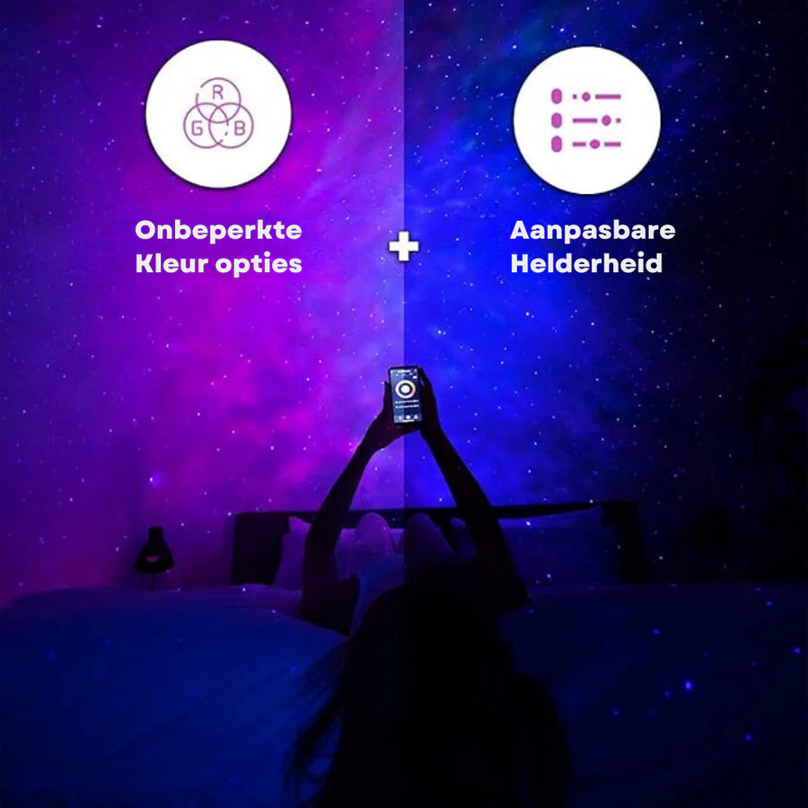 StarSphere - Projecteur galaxie moderne pour spectacles lumineux époustouflants et ambiance immersive