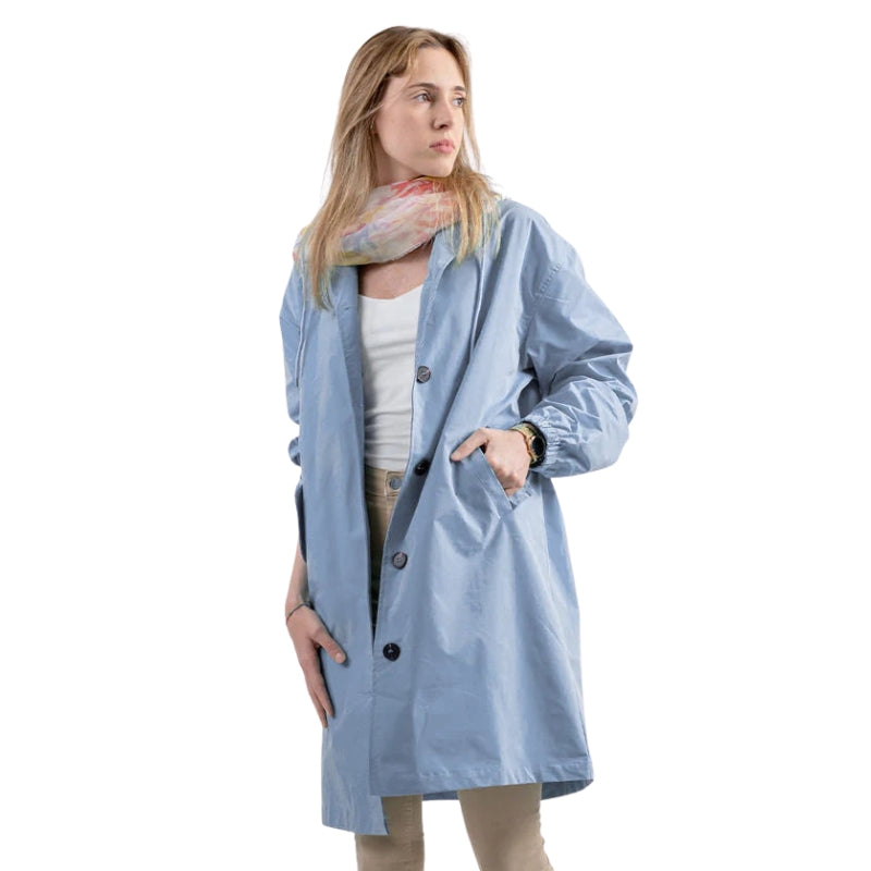 Brielle – Hooded Jacket with Button Closure and Pockets