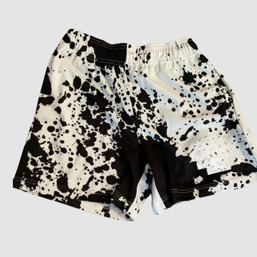 Arjan - Sporty Shorts with Elastic Waistband and Drawstring