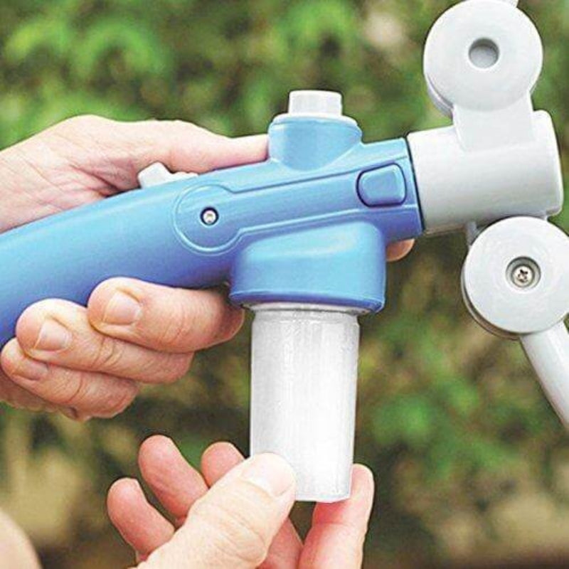 PawRinse - Doccia per animali domestici con spruzzatore rotante e regolazione dell’acqua