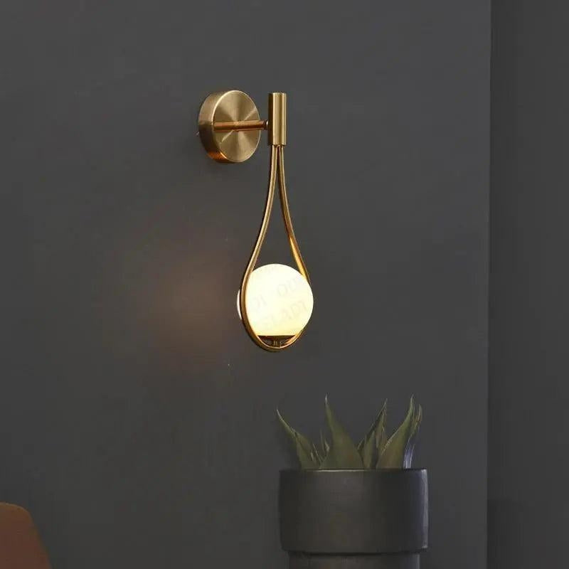 LumiBall – LED Wall Lamp with Ball Inspiration for Atmospheric Lighting