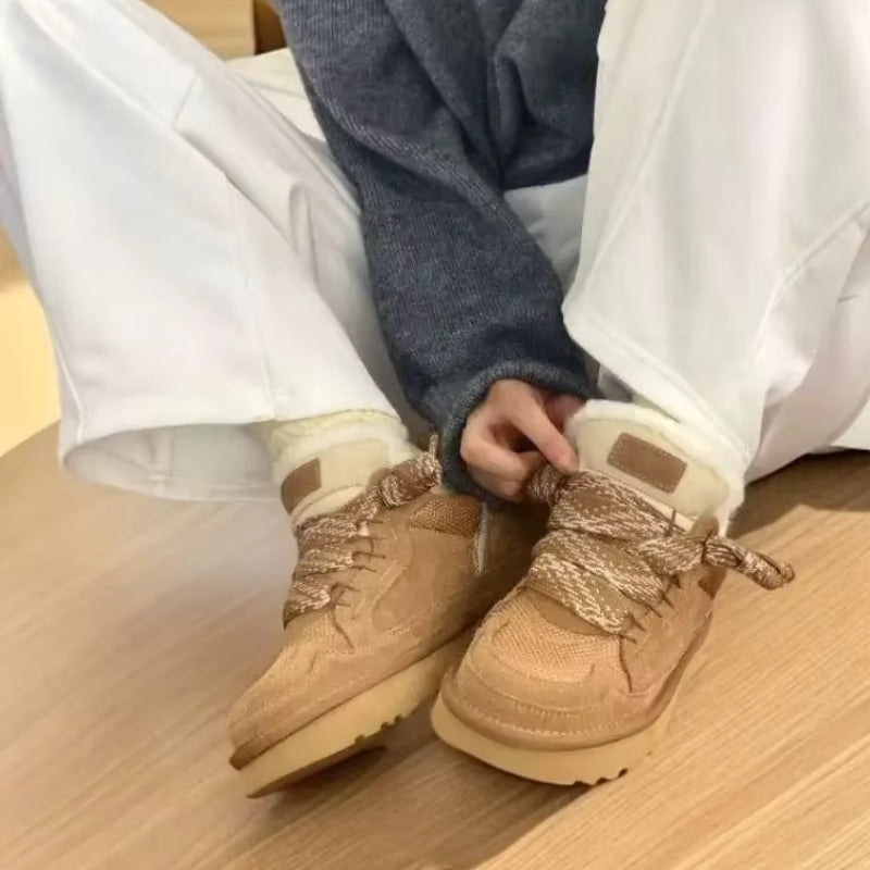 VastStep - Sneaker with round toe and lace up closure