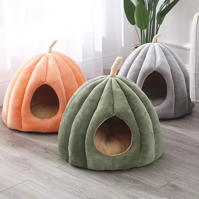 CozyPaw – Maison pour Chats Inspirée de la Citrouille