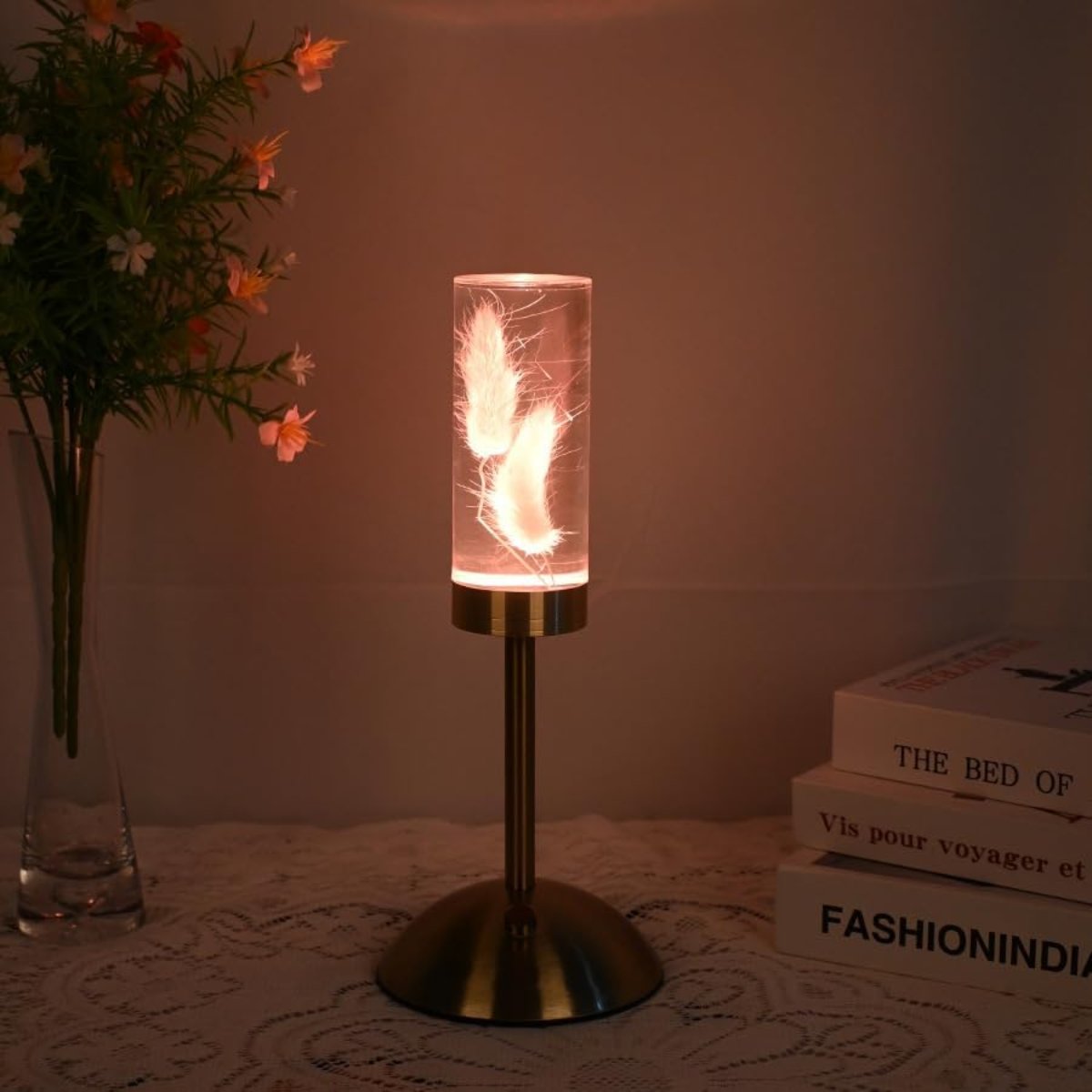 Floravelle - Lampă de masă decorativă cu design floral